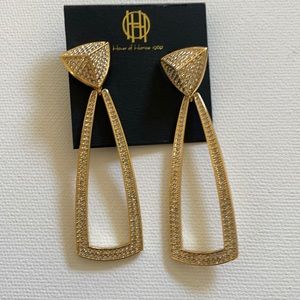 COPY - House of Harlow 1960 Mesa drop earrings with all packaging and dust bag.